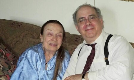 With Patricia Morison